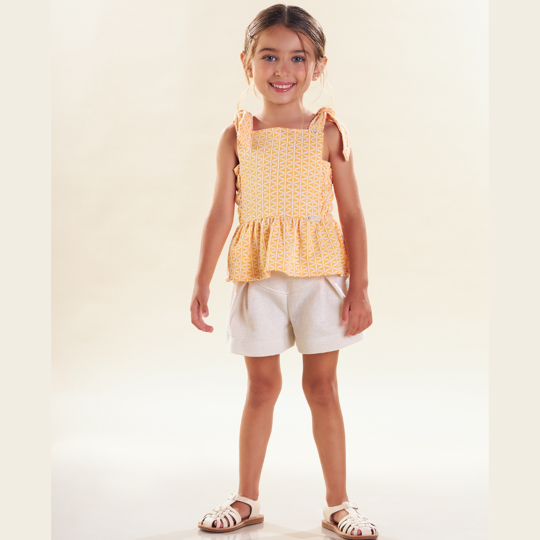 Conjunto Infantil Blusa + Shorts - Kiki Xodó – Fofuras Princess