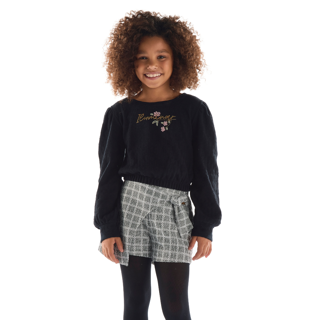 Conjunto Infantil Feminino Inverno Iluminar - Kiki Xodó