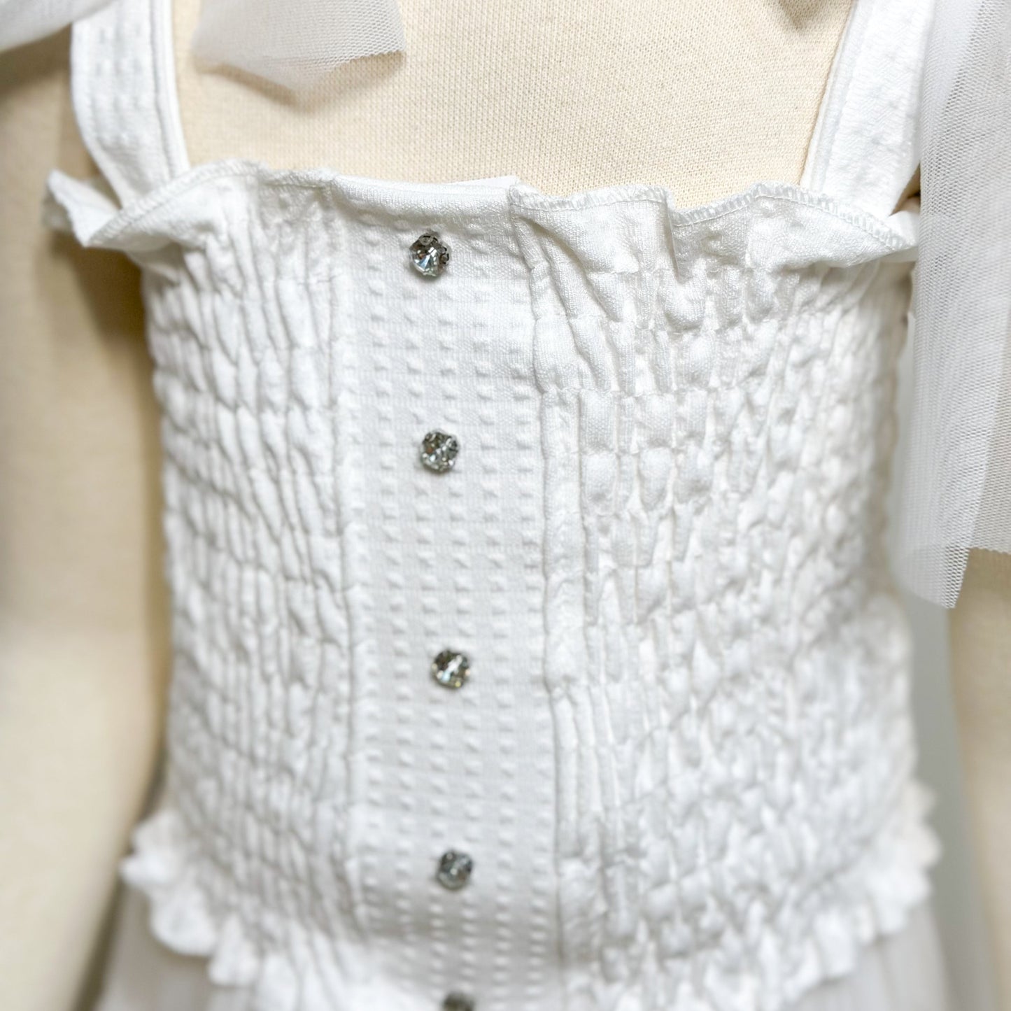Conjunto Infantil Feminino Off White - Kiki Xodó