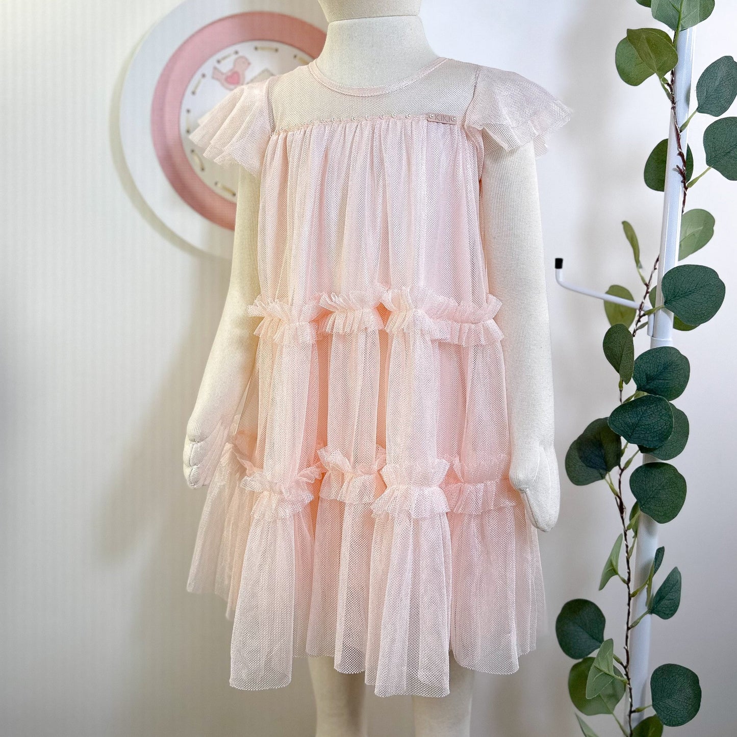 Vestido Infantil Feminino Thule Rosa - Kiki Xodó