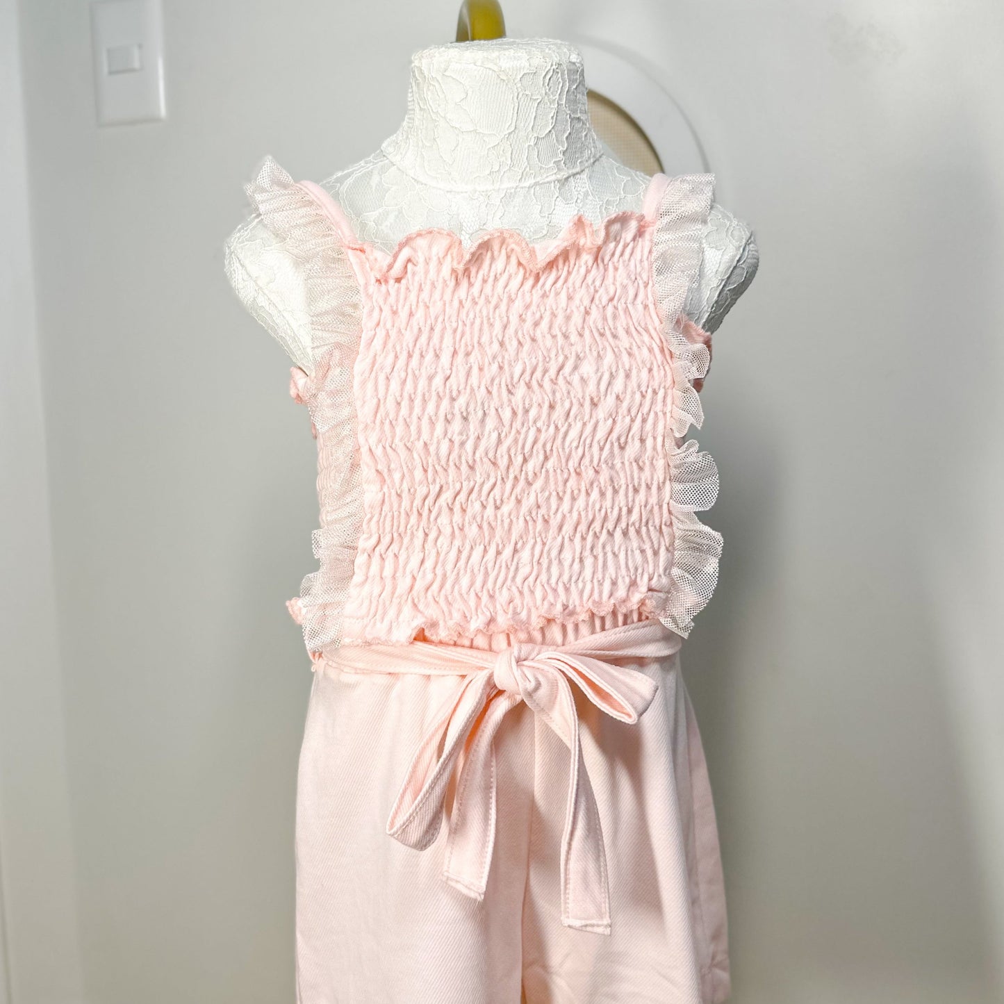 Conjunto Infantil Feminino Babados Rosa - Kiki Xodó