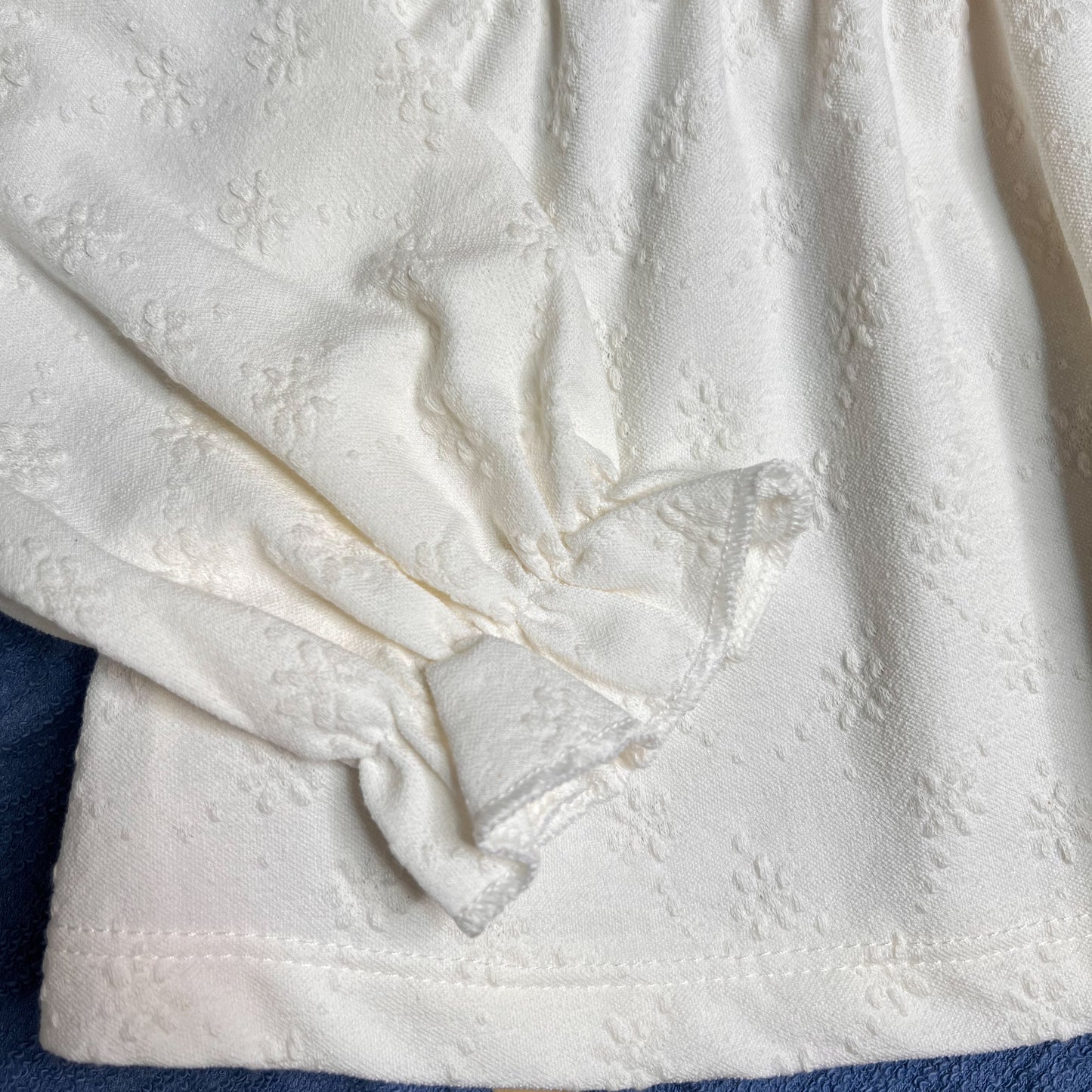 Conjunto Infantil Feminino Inverno Bordado Azul - Kiki Xodó