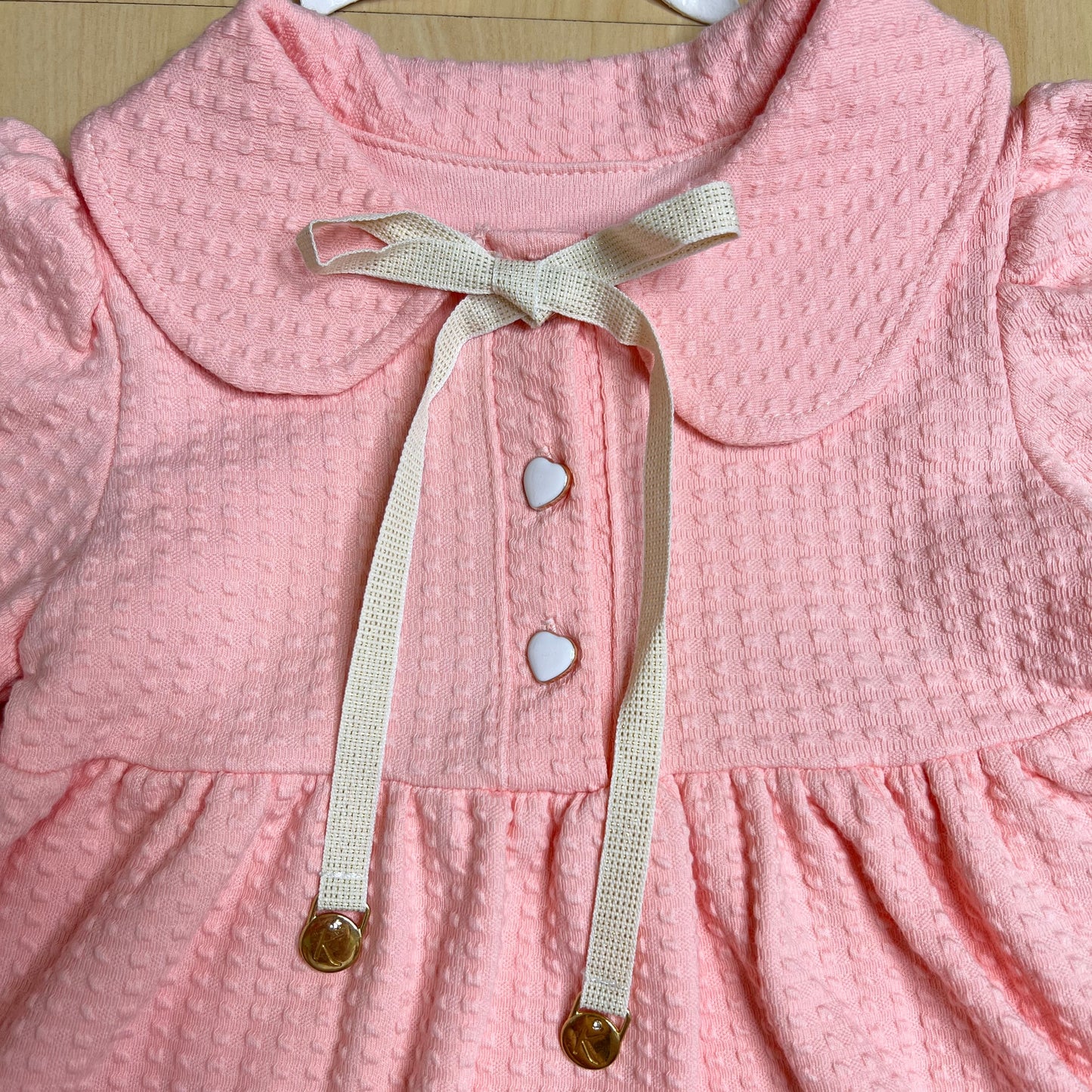 Vestido Infantil Inverno Coração - Kiki Xodó