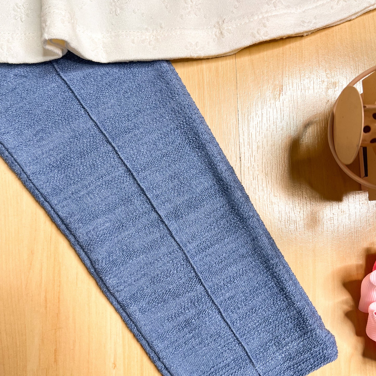 Conjunto Infantil Feminino Inverno Bordado Azul - Kiki Xodó