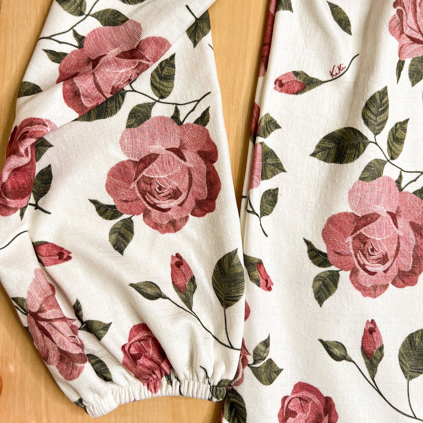 Vestido Infantil Inverno Rosas - Kiki Xodó
