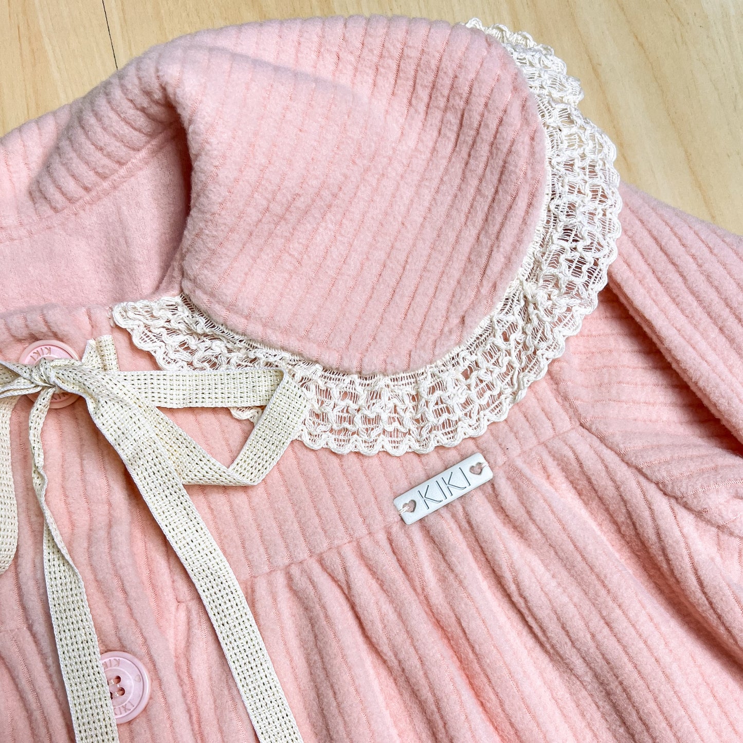 Conjunto Infantil Feminino Inverno Nuvens Rosa - Kiki Xodó