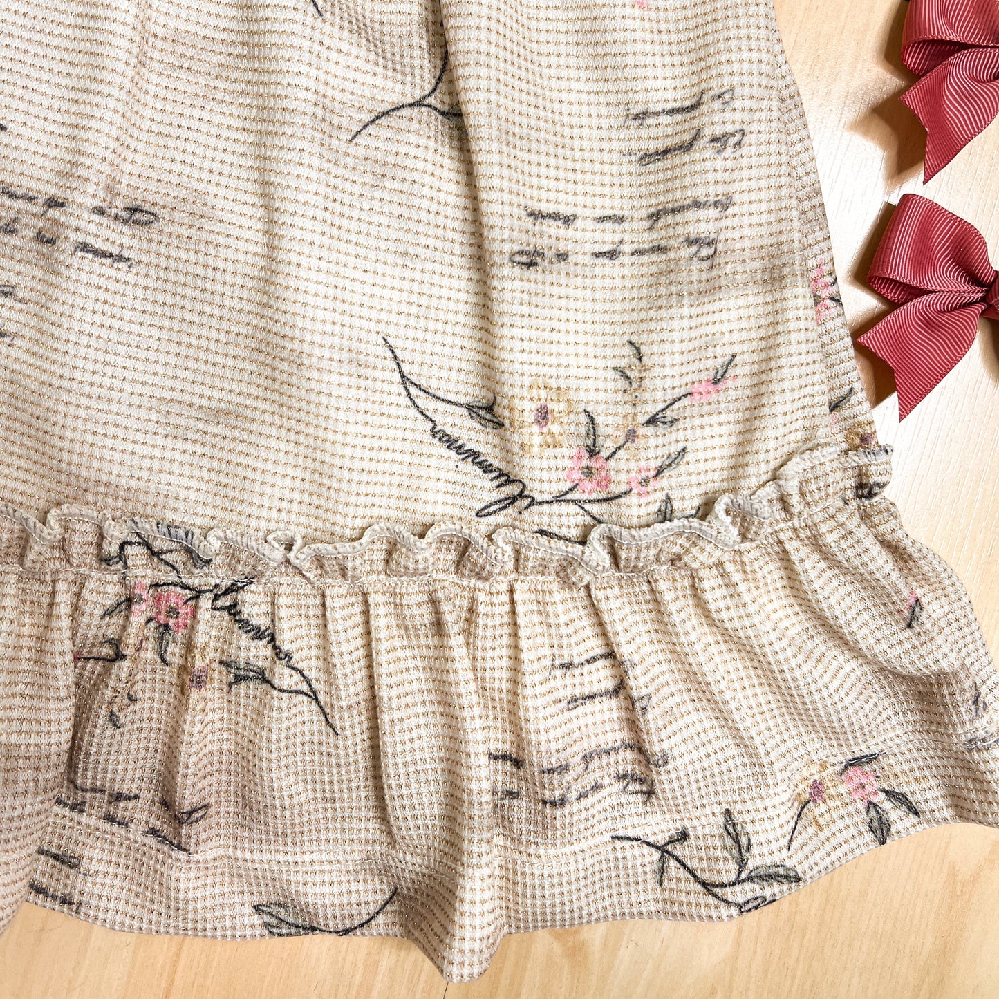Vestido com Jaqueta Infantil Inverno Florzinha Preto - Kiki Xodó