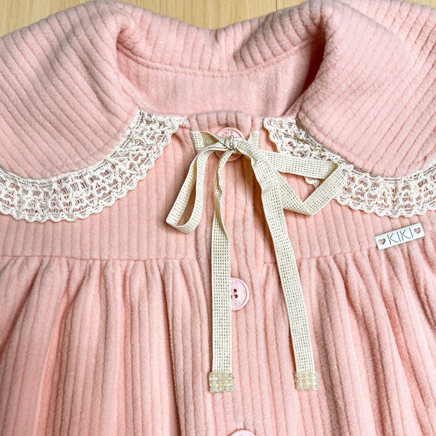 Conjunto Infantil Feminino Inverno Nuvens Rosa - Kiki Xodó