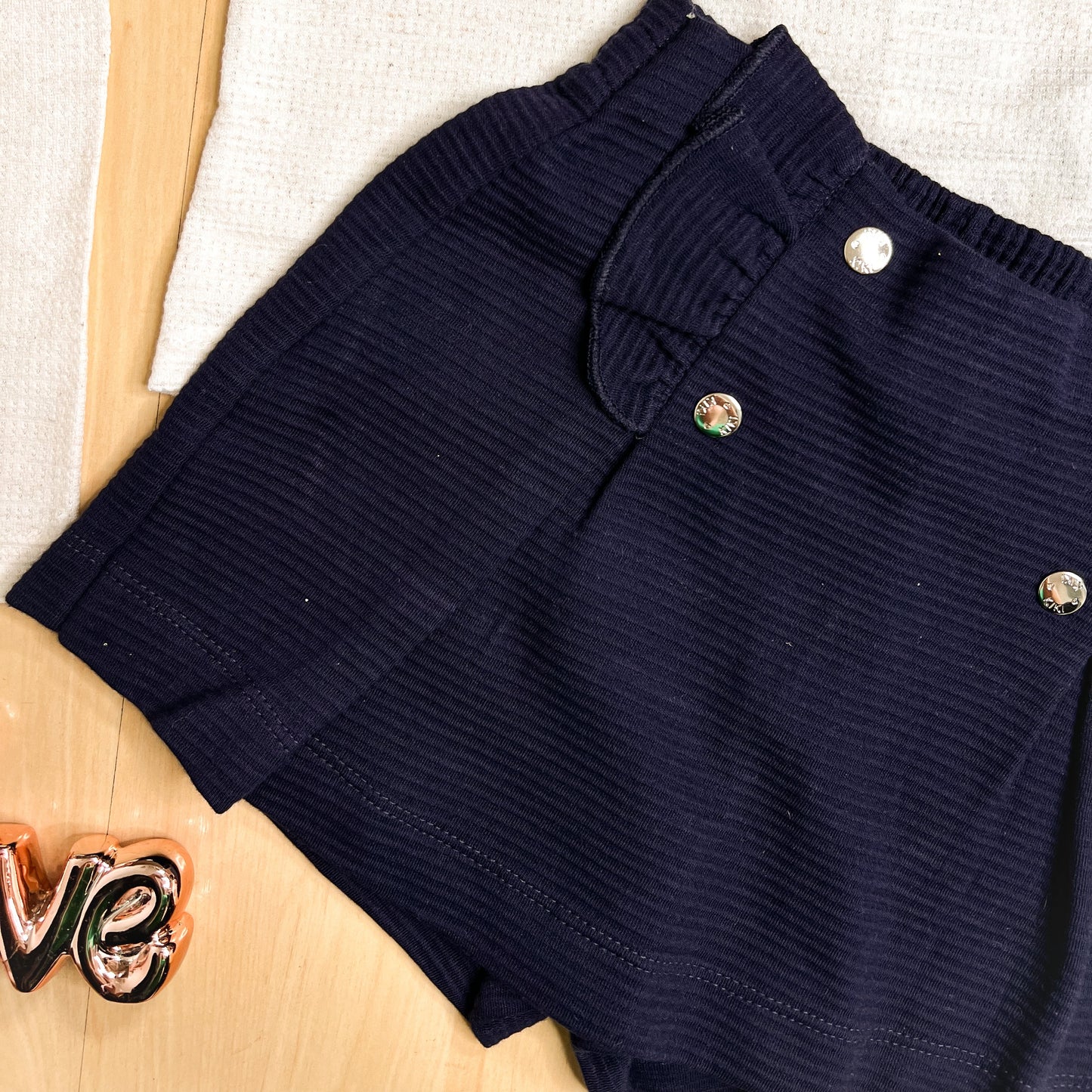 Conjunto Feminino Infantil Inverno Azul Marinho - Kiki Xodó