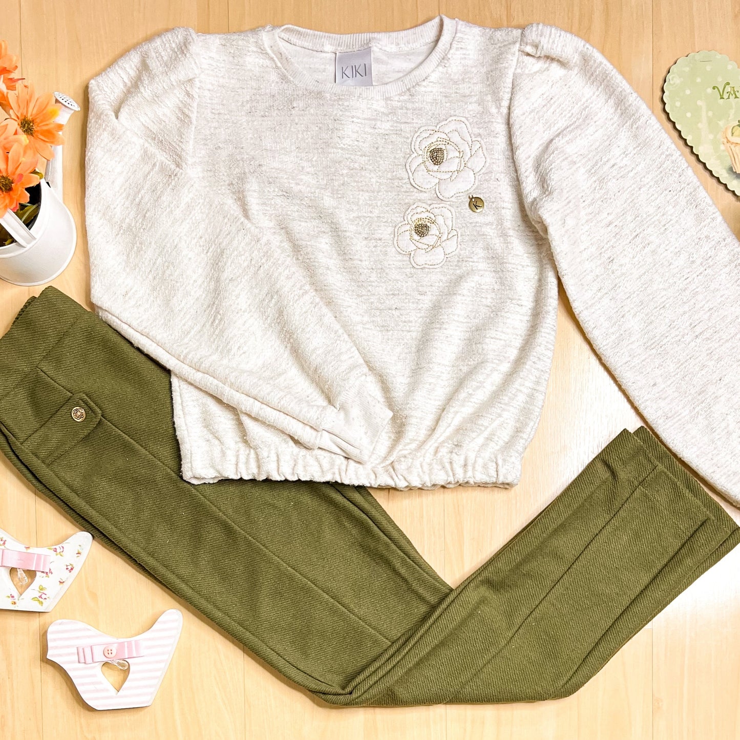 Conjunto Infantil Feminino Inverno Moletom - Kiki Xodó