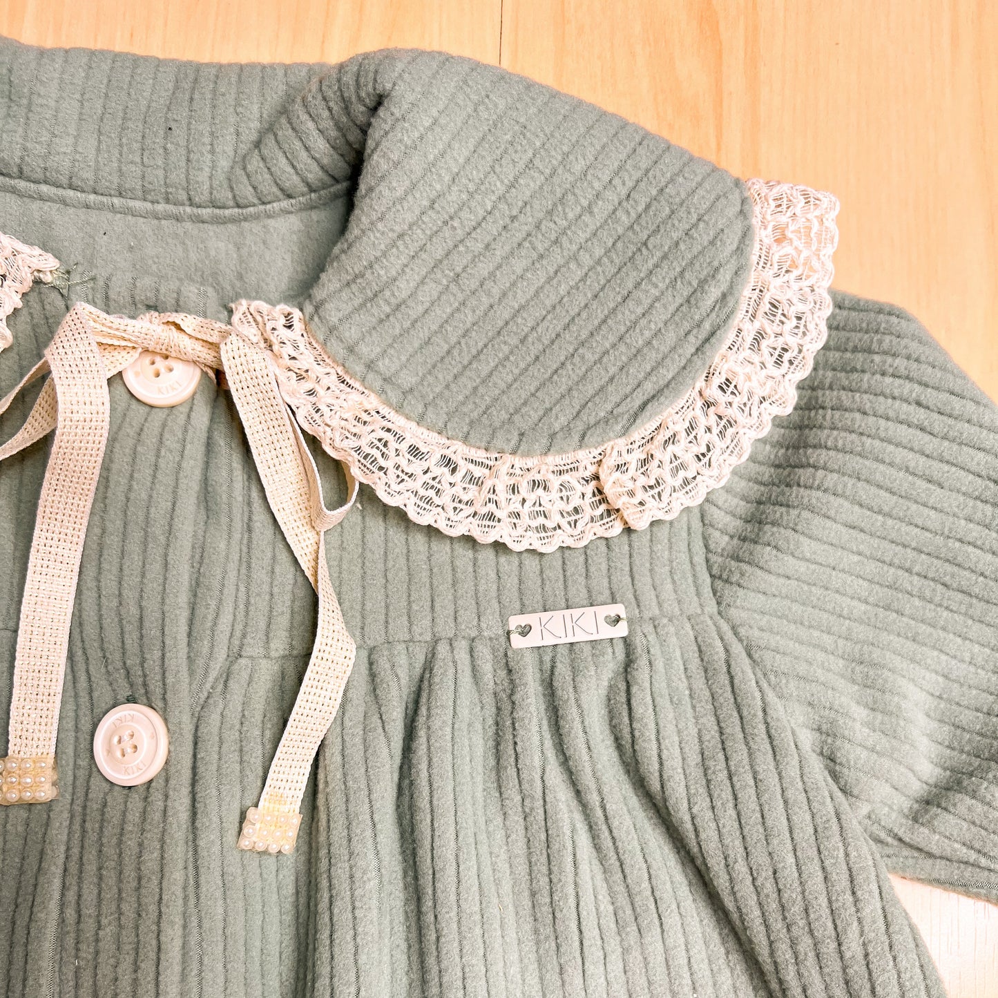 Conjunto Infantil Feminino Inverno Nuvens Verde - Kiki Xodó