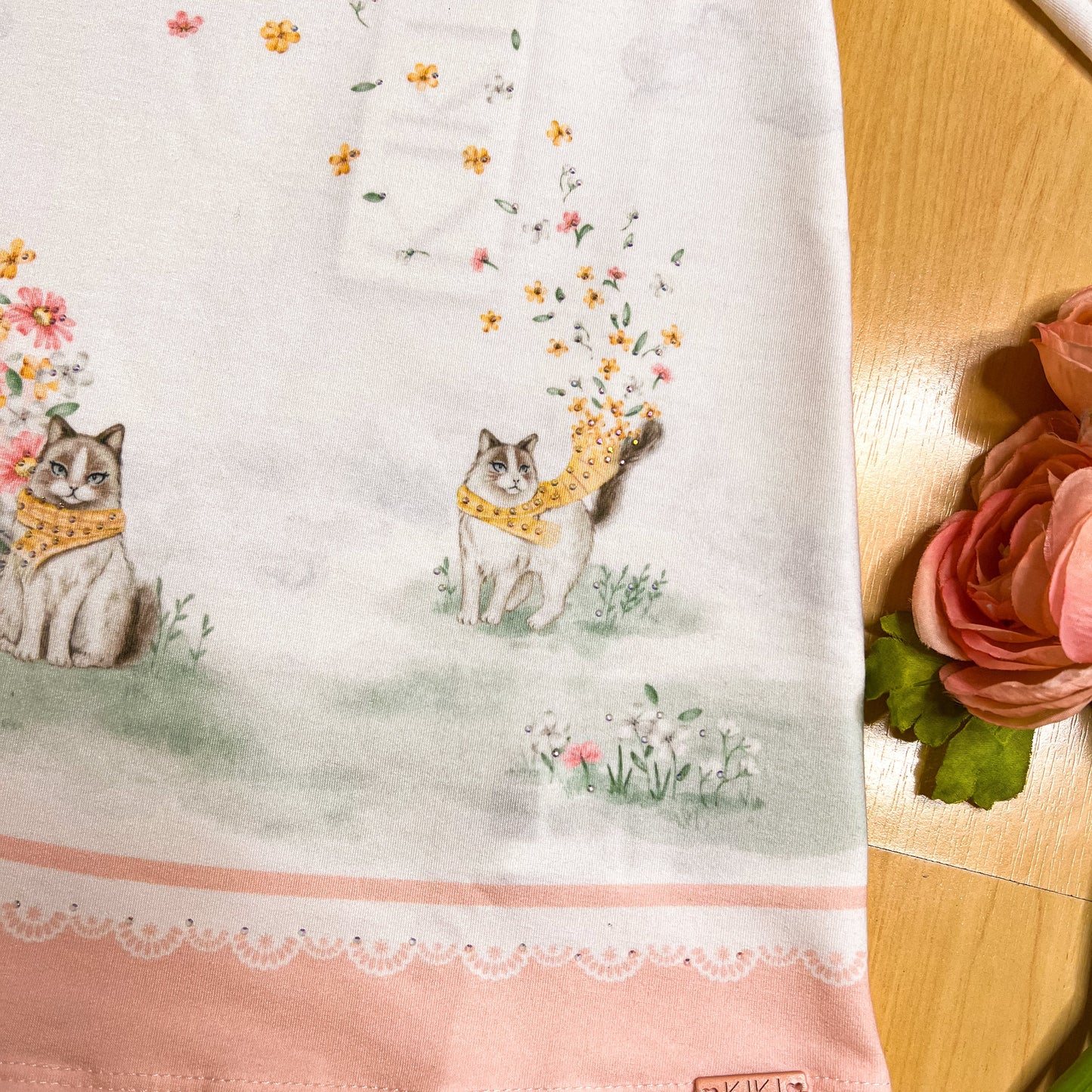 Vestido Infantil Inverno Laços Rosa - Kiki Xodó