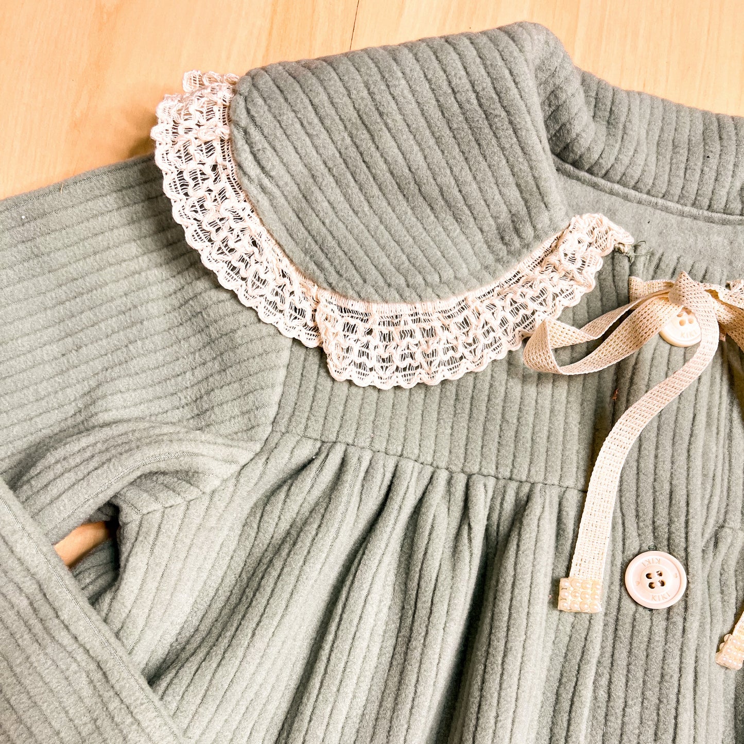 Conjunto Infantil Feminino Inverno Nuvens Verde - Kiki Xodó