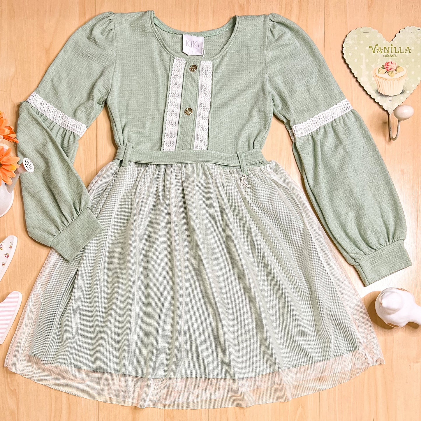 Vestido Infantil Inverno Tule - Kiki Xodó