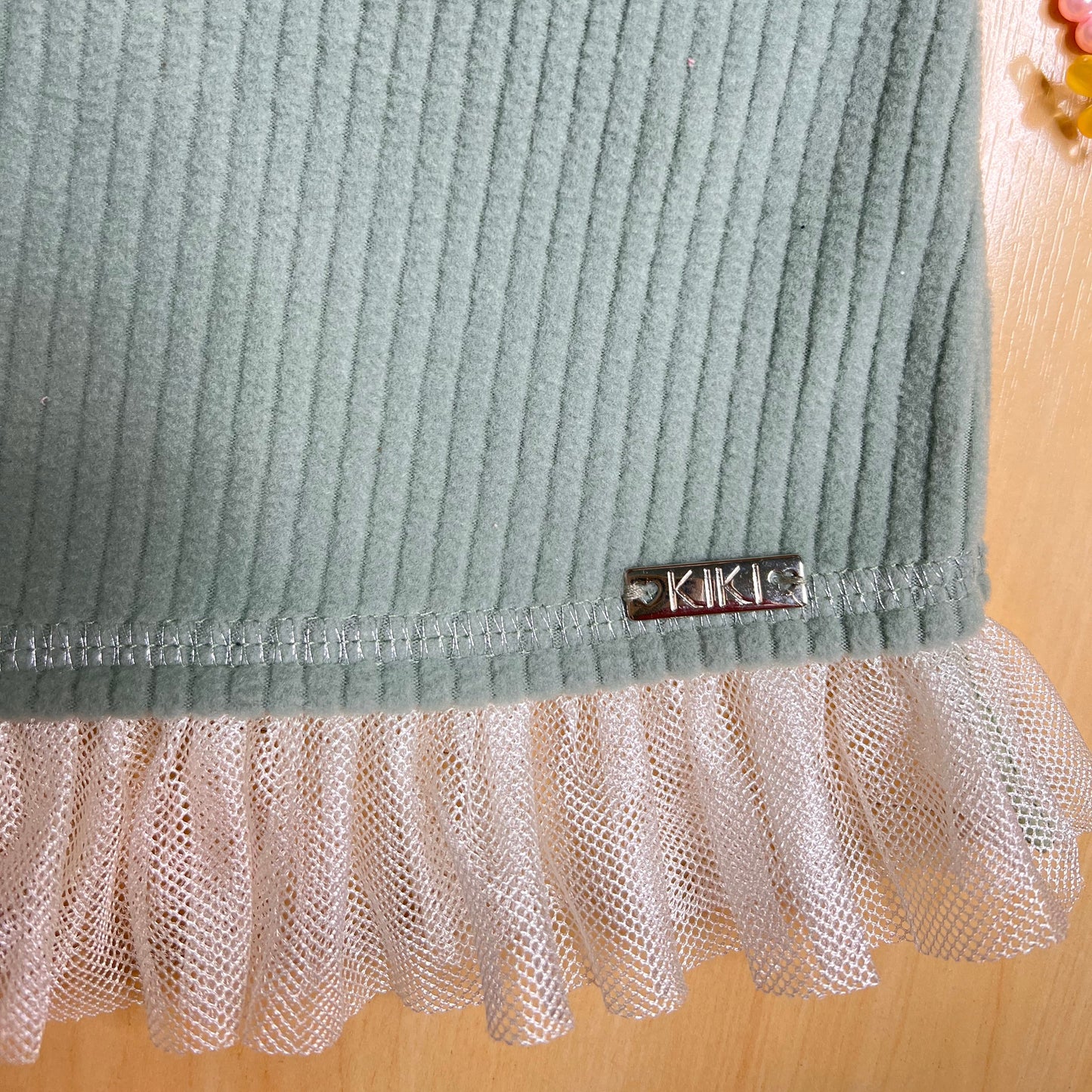 Salopete Infantil Inverno Brilho Verde - Kiki Xodó