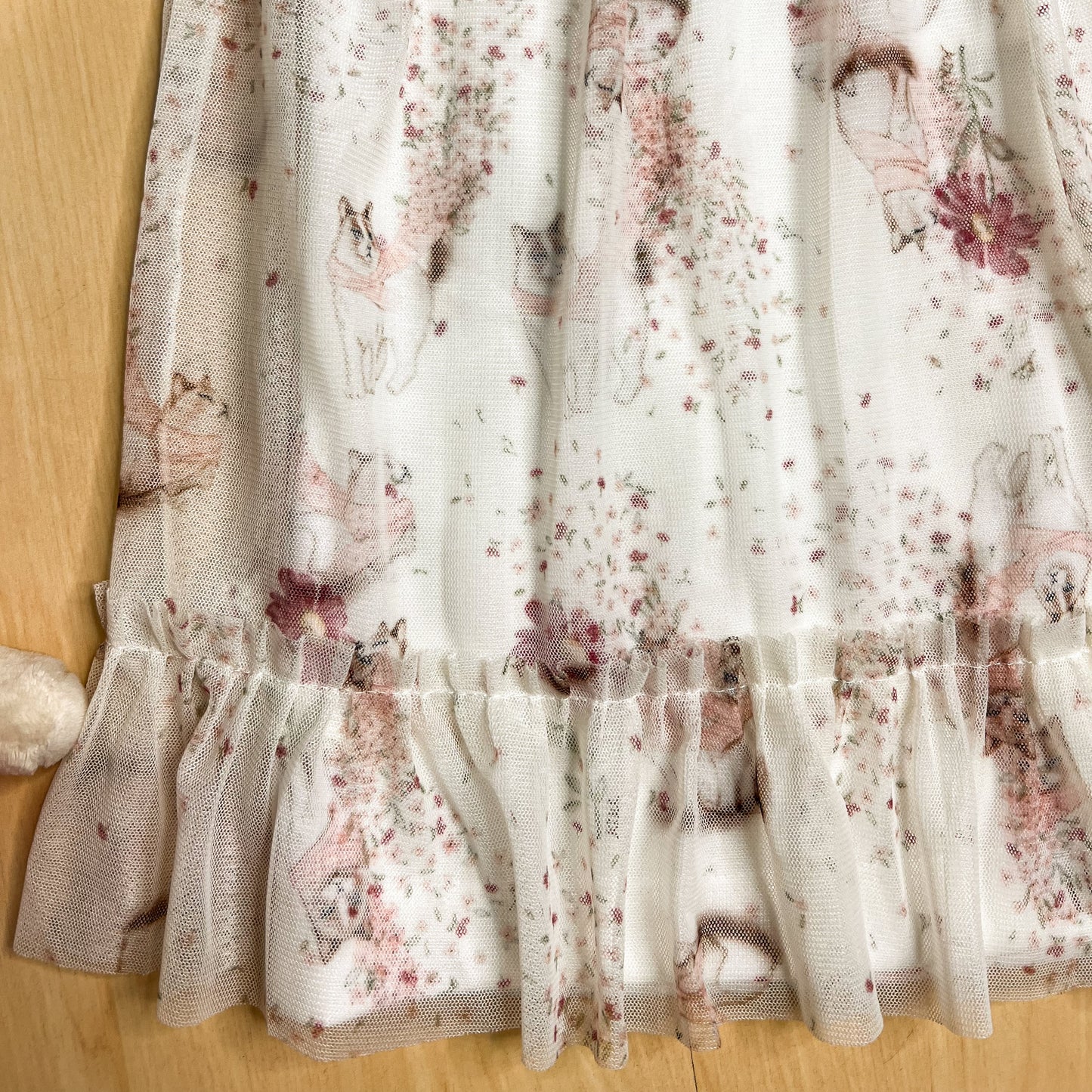 Vestido Infantil Inverno Gatinhos Off - Kiki Xodó