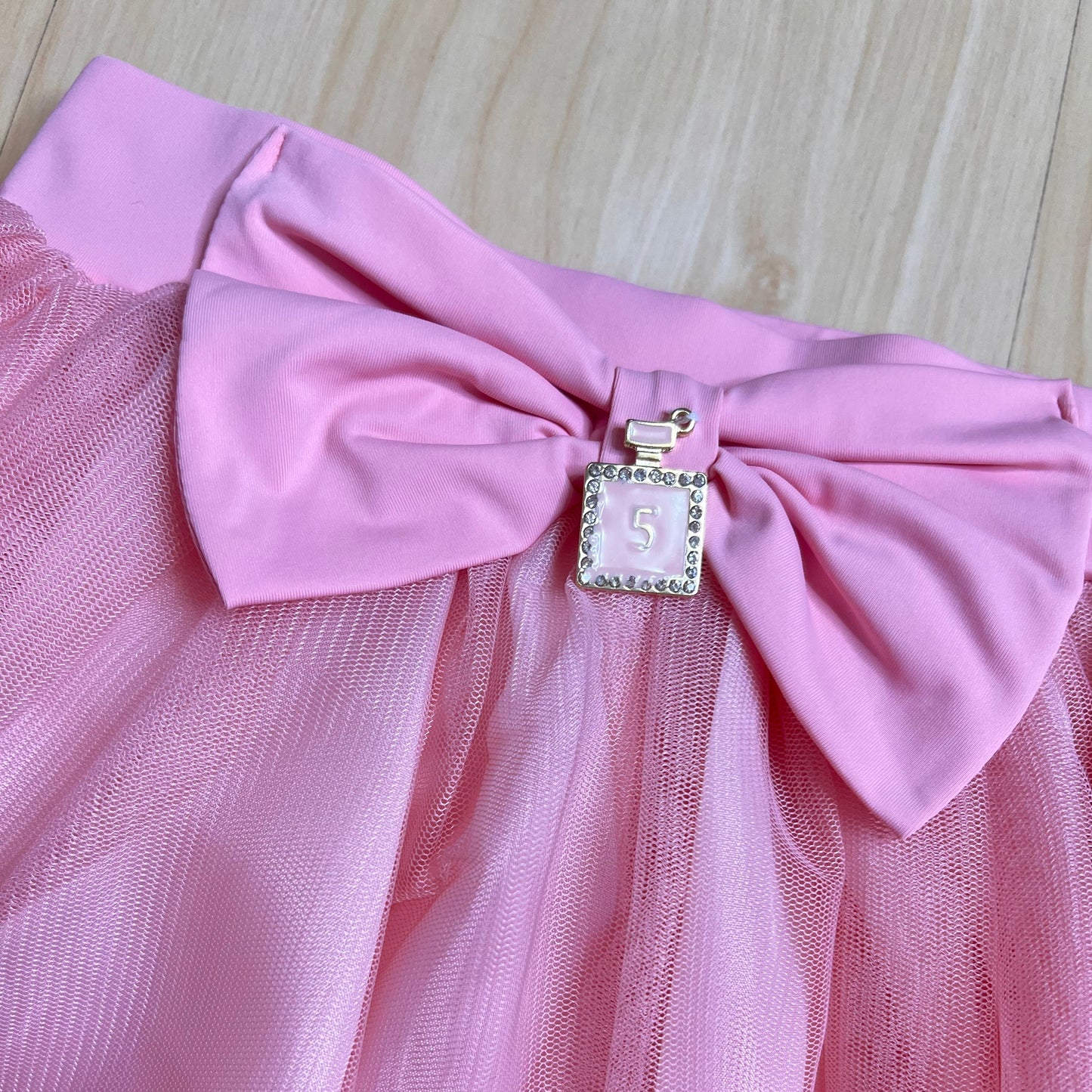 Saia Menina Infantil Tule Rose - Yoloveyo