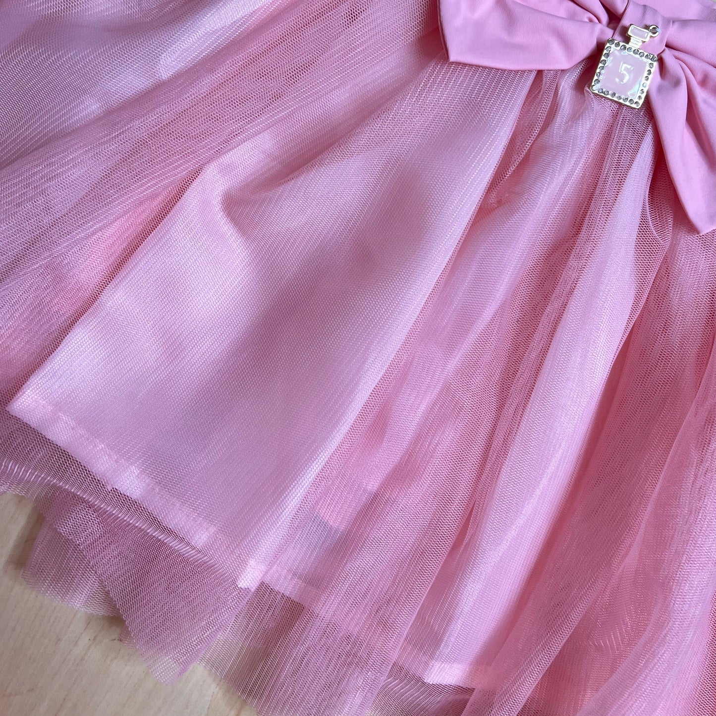 Saia Menina Infantil Tule Rose - Yoloveyo
