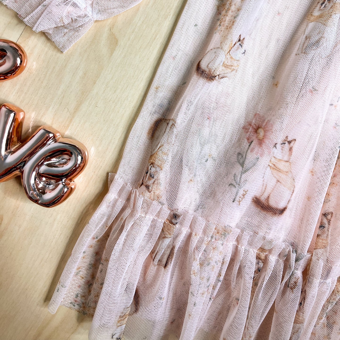 Vestido Infantil Inverno Gatinhos Rosa - Kiki Xodó