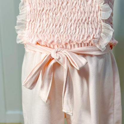 Conjunto Infantil Feminino Babados Rosa - Kiki Xodó