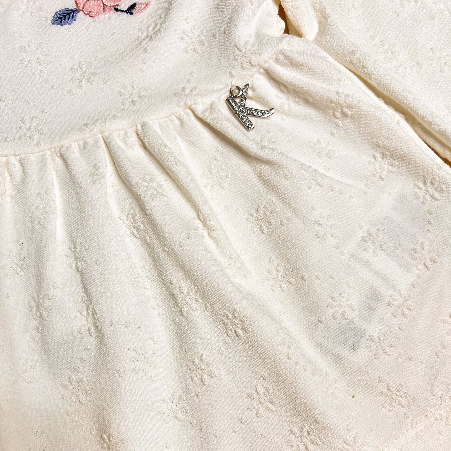 Conjunto Infantil Feminino Inverno Bordado Azul - Kiki Xodó