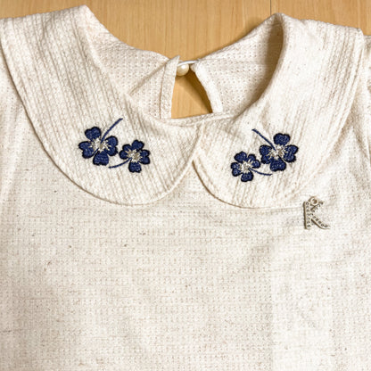 Conjunto Feminino Infantil Inverno Azul Marinho - Kiki Xodó