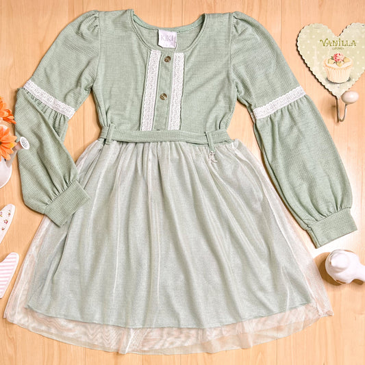 Vestido Infantil Inverno Tule - Kiki Xodó
