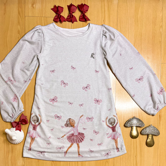 Vestido Infantil Inverno Balé - Kiki Xodó