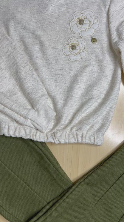 Conjunto Infantil Feminino Inverno Moletom - Kiki Xodó