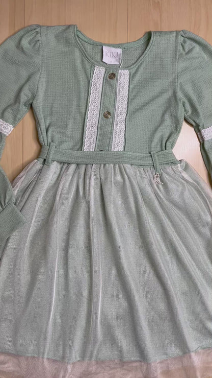 Vestido Infantil Inverno Tule - Kiki Xodó